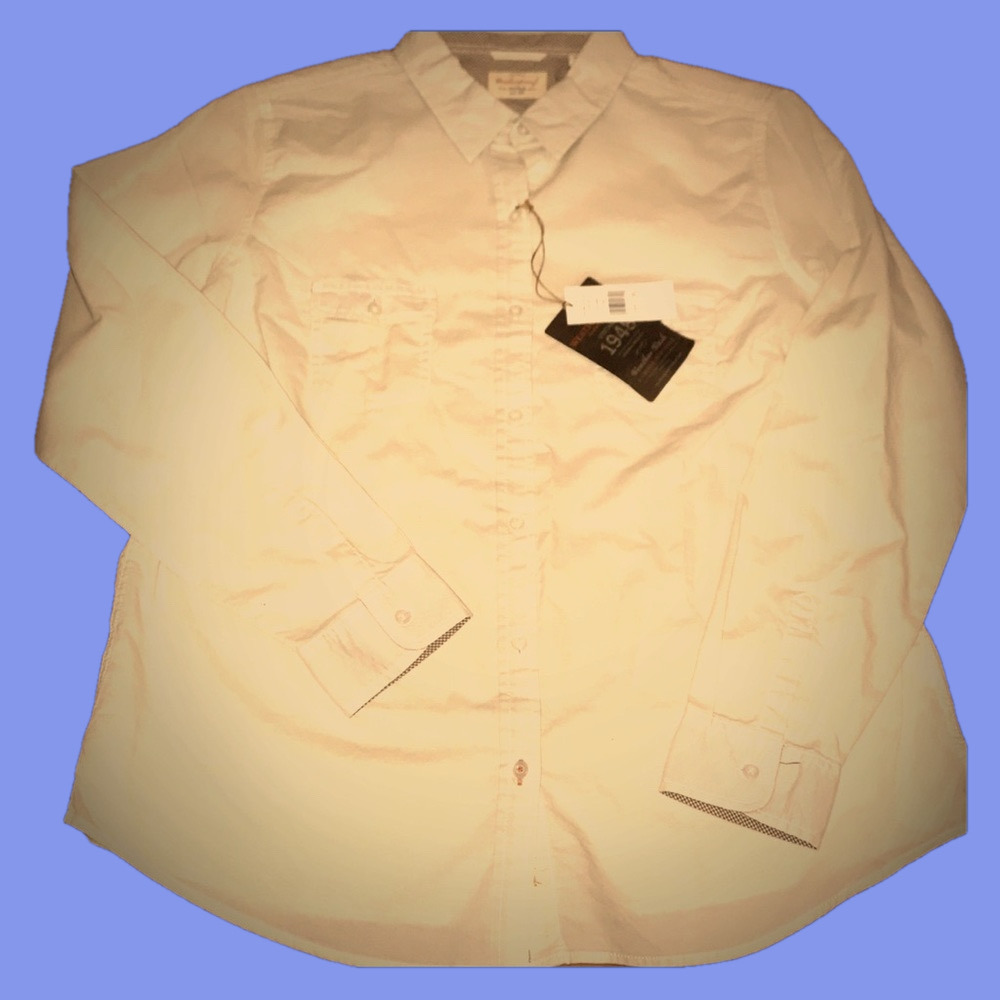 NWT women’s button down cream shirt XL